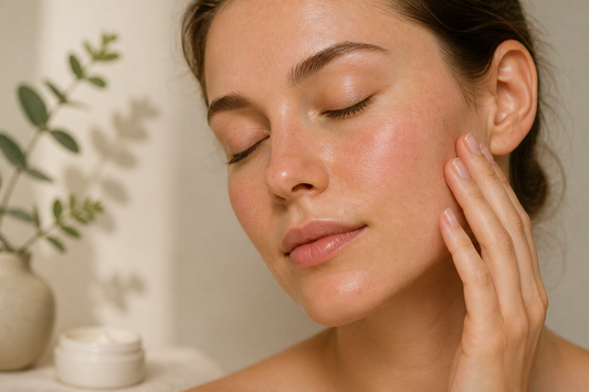 Calm healthy skin for redness-prone and sensitive skin with barrier support routine