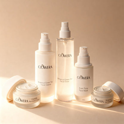 5 step skincare routine set cleanser toner cream