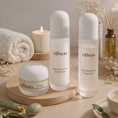 Daily skincare set for hydration and balanced skin