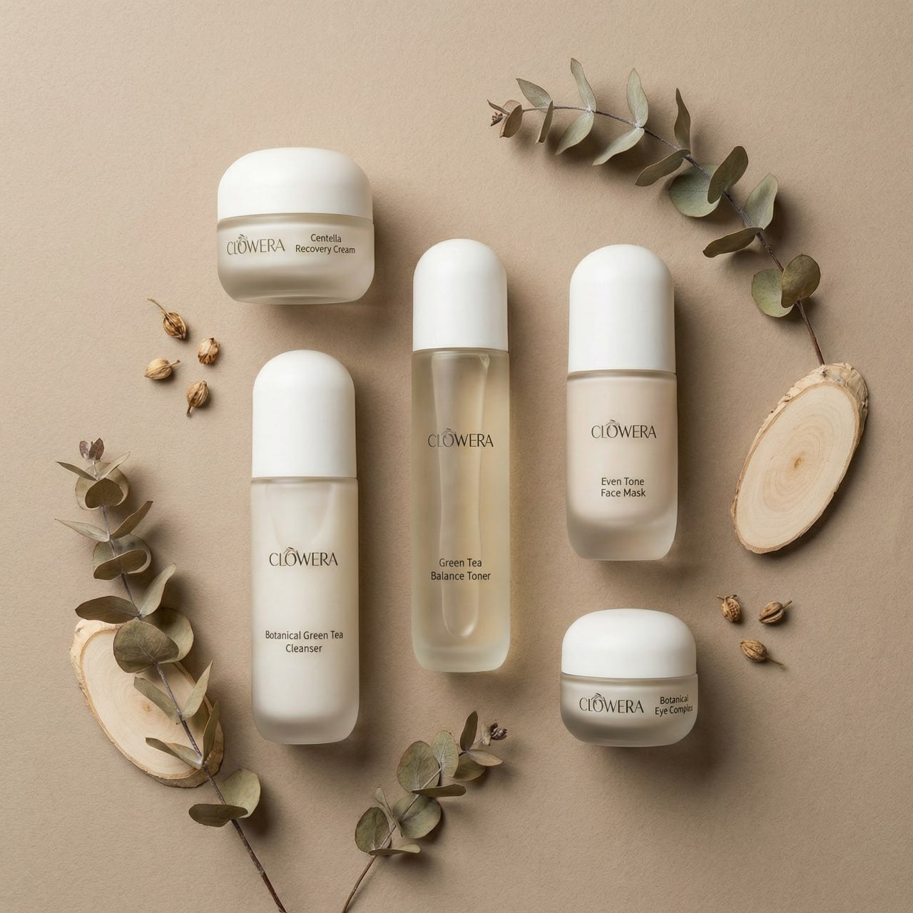 complete skincare set botanical routine clowera