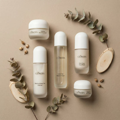 complete skincare set botanical routine clowera