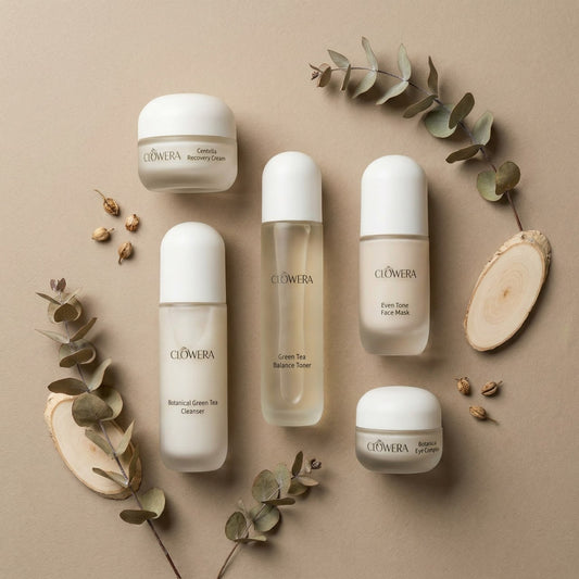 complete skincare set botanical routine clowera