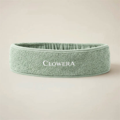 cotton headband for skincare routine hair control
