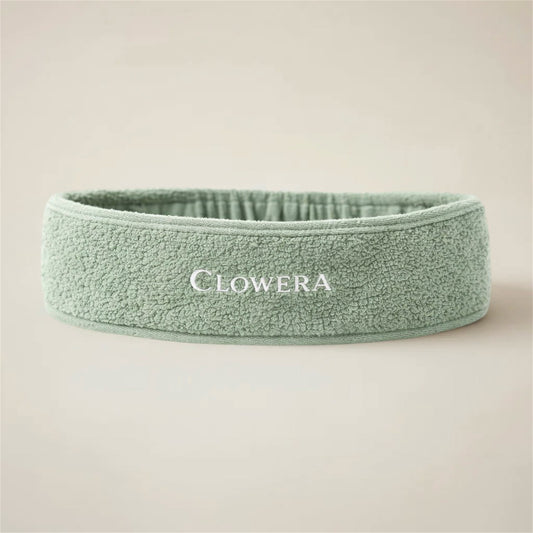 cotton headband for skincare routine hair control