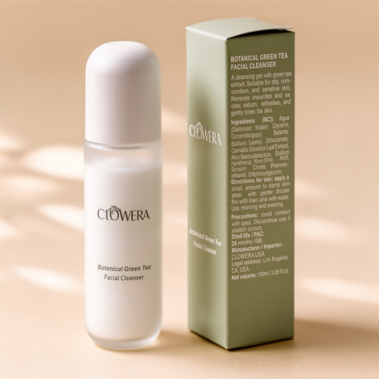 gentle face cleanser texture close up