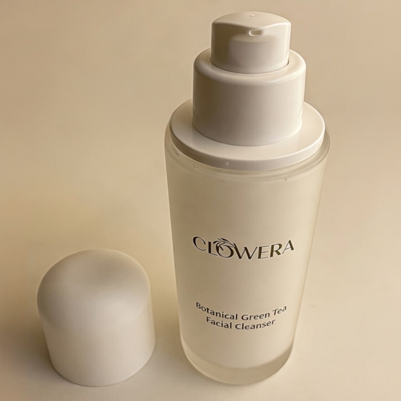 green tea facial cleanser for sensitive skin gentle face wash CLOWERA