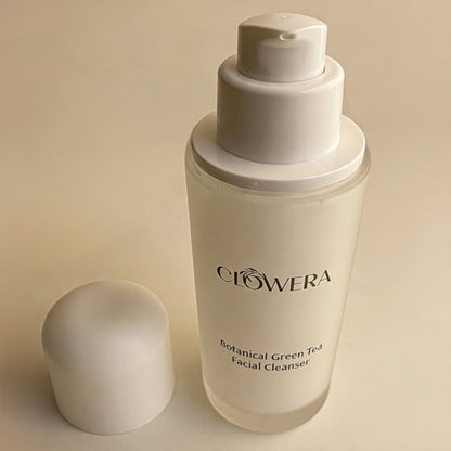 green tea facial cleanser for sensitive skin gentle face wash CLOWERA