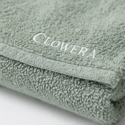 minimal cotton face towel for daily skincare and cleansing