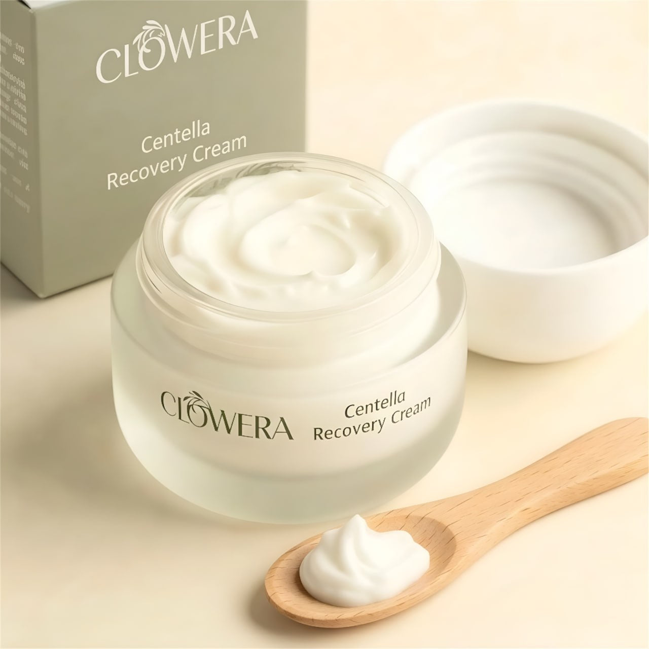 Glass and cap close-up