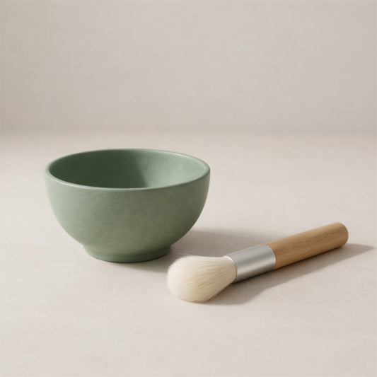 Ritual Mask Bowl &  Brush Set