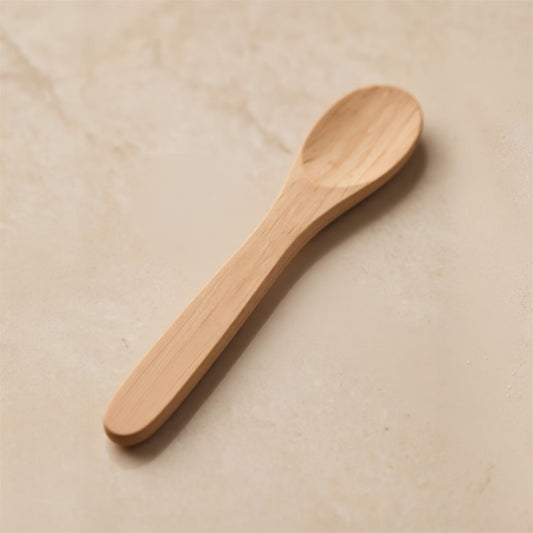 ritual wooden spatula for skincare cream application